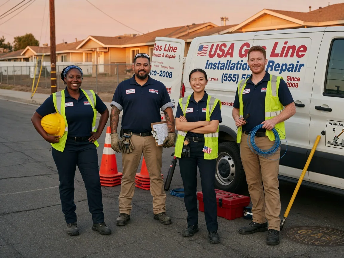 Gas Line Installation company in Oberon, ND